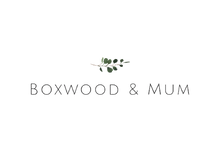 Load image into Gallery viewer, Boxwood & Mum Company Logo