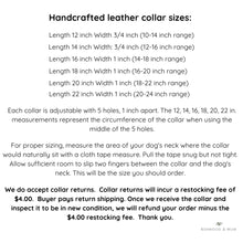 Load image into Gallery viewer, Dog Collar Return Policy - Collar returns will incur a $4 restocking fee