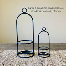 Load image into Gallery viewer, Wrought Iron Countertop Hook Stand – Amish Handmade Rustic Candle Holder & Ornament Display