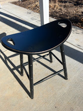 Load image into Gallery viewer, Kitchen Stool | Saddle Stool | Wood Barstools Counter Height