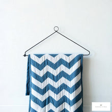 Load image into Gallery viewer, Wrought Iron Quilt Hanger for Wall - Quilt Display Rack | Wall Hanger for Blankets, Tapestries, Sewing & Textile Art Decor