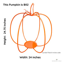 Load image into Gallery viewer, Fall Pumpkins, Rustic Home Decor, Plant Candle Stand, Many Sizes!