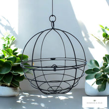 Load image into Gallery viewer, Indoor Outdoor Hanging Ball Planter Amish Handmade Decor Garden Glove Planter