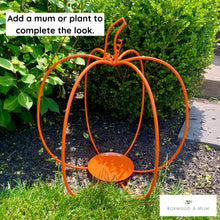 Load image into Gallery viewer, Pumpkin Yard Art Outdoor Fall Décor
