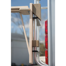 Load image into Gallery viewer, Laundry Drying Rack shown mounted to the ladder of a motorhome.

