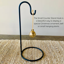 Load image into Gallery viewer, Wrought Iron Countertop Hook Stand – Amish Handmade Rustic Candle Holder & Ornament Display