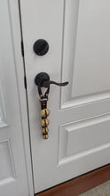 Load and play video in Gallery viewer, Sleigh Bells for Door Knob Handle | Christmas Décor | Shopkeepers Bell