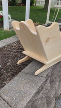 Load and play video in Gallery viewer, Large Christmas Sleigh | Christmas Home Décor | Front Entryway Holiday Décor