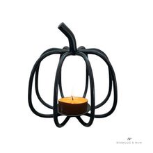 Load image into Gallery viewer, Pumpkin Tea Light Candle Holder