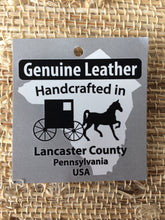 Load image into Gallery viewer, genuine leather handcrafted in lancaster county pennsylvania USA