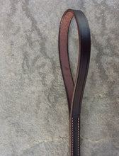 Load image into Gallery viewer, soft leather handle on strong dog lead