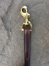 Load image into Gallery viewer, vegetable tanned bridle leather with solid brass swivel clasp