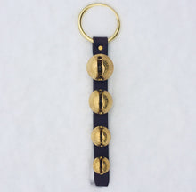 Load image into Gallery viewer, 4 bells with brass ring door hanger