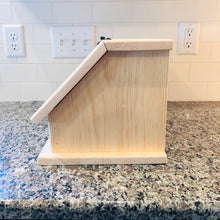 Load image into Gallery viewer, farmhouse style rustic kitchen bread box
