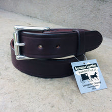 Load image into Gallery viewer, dark brown thick work belt handmade in Lancaster, PA
