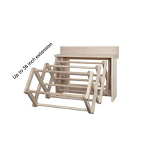 Load image into Gallery viewer, The drying rack extends up to 38 inches.