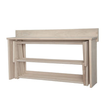 Load image into Gallery viewer, Large wooden laundry clothing rack