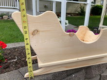 Load image into Gallery viewer, Large Christmas Sleigh | Christmas Home Décor | Front Entryway Holiday Décor