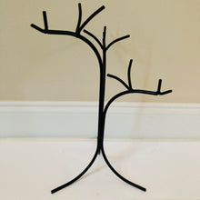 Load image into Gallery viewer, Air Plant Holder | Home Decor | Succulent Hanger | Hanging Plant Stand | Black Hand Forged Wrought Iron