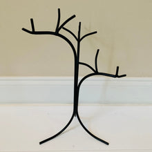 Load image into Gallery viewer, Wrought Iron metal jewelry tree display stand.
