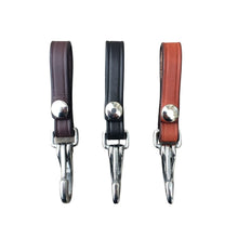 Load image into Gallery viewer, 3 leather keyholders with snap Amish handmade in Lancaster County PA