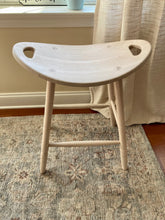 Load image into Gallery viewer, Kitchen Stool | Saddle Stool | Wood Barstools Counter Height