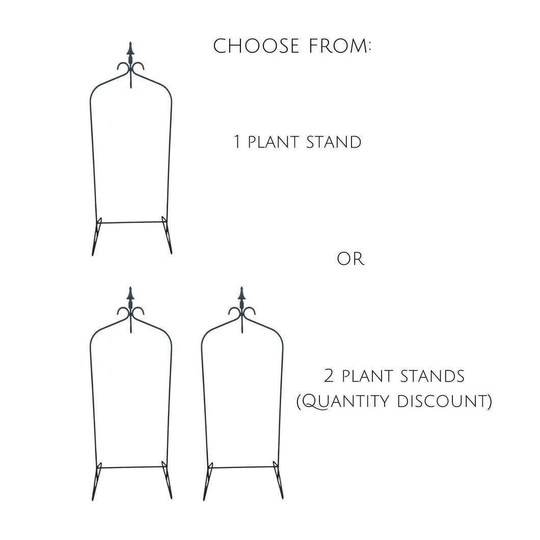 Choose from 1 plant stand or 2 plant stands with a quantity discount