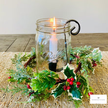 Load image into Gallery viewer, Farmhouse style wrought iron candle holder accessories for cozy Christmas home decoration
