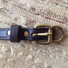 Load image into Gallery viewer, Leather Dog Collar | Heavy Bridle Leather | Amish Handmade
