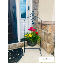 Load image into Gallery viewer, stable wrought iron base – durable for indoor and outdoor use
