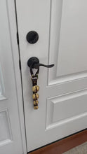 Load and play video in Gallery viewer, Sleigh Bells for Door Knob Handle | Christmas Décor | Shopkeepers Bell
