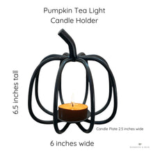 Load image into Gallery viewer, Pumpkin Tea Light Candle Holder Home Décor Table Centerpiece
