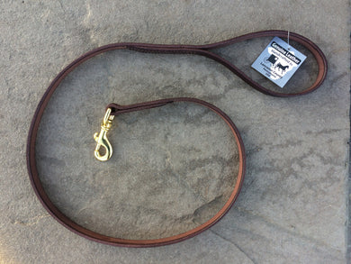 thumbnail image 2 of Beiler's Manufacturing Amish Made Leather Dog Leash – 6 FT X 3/4", Brown Or Black, Handmade In USA 2 of 4