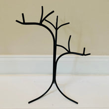 Load image into Gallery viewer, Wrought Iron metal jewelry tree display stand.
