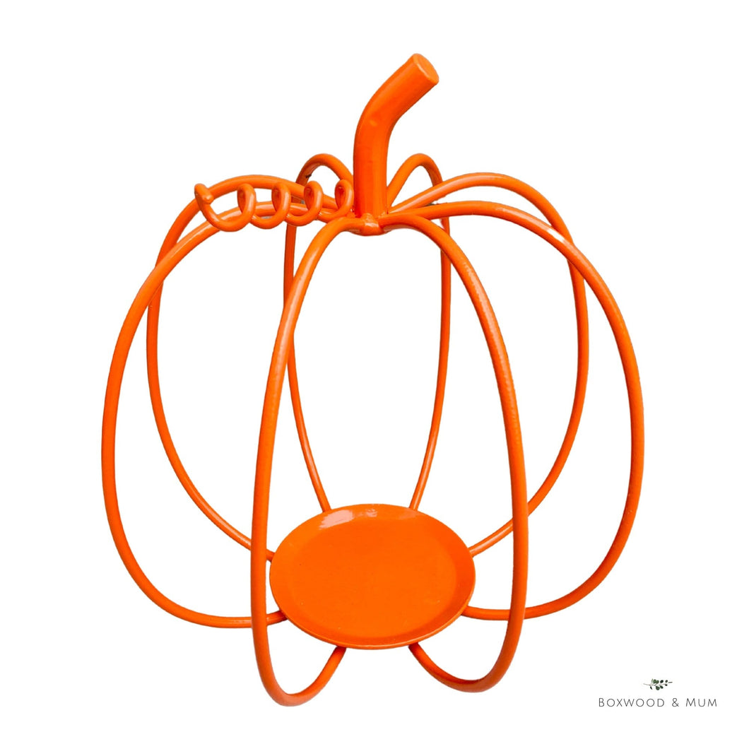 Fall Pumpkin | Rustic Pumpkin Décor | Outdoor or Indoor Farmhouse Pumpkin - Powder Coated and Made in the USA!